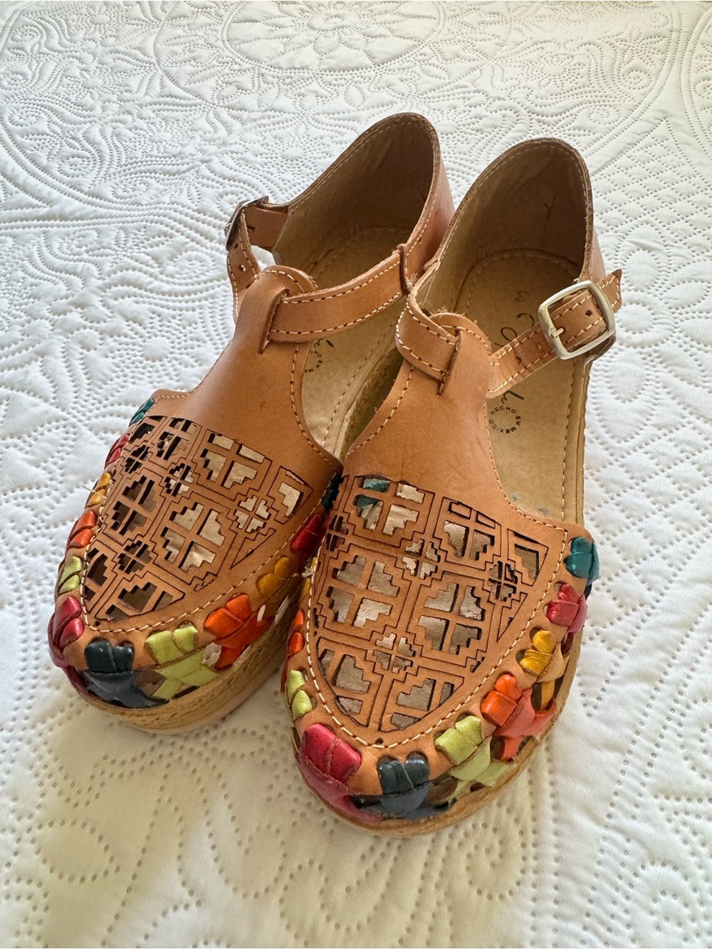 Handmade Mexican Huarache wedges